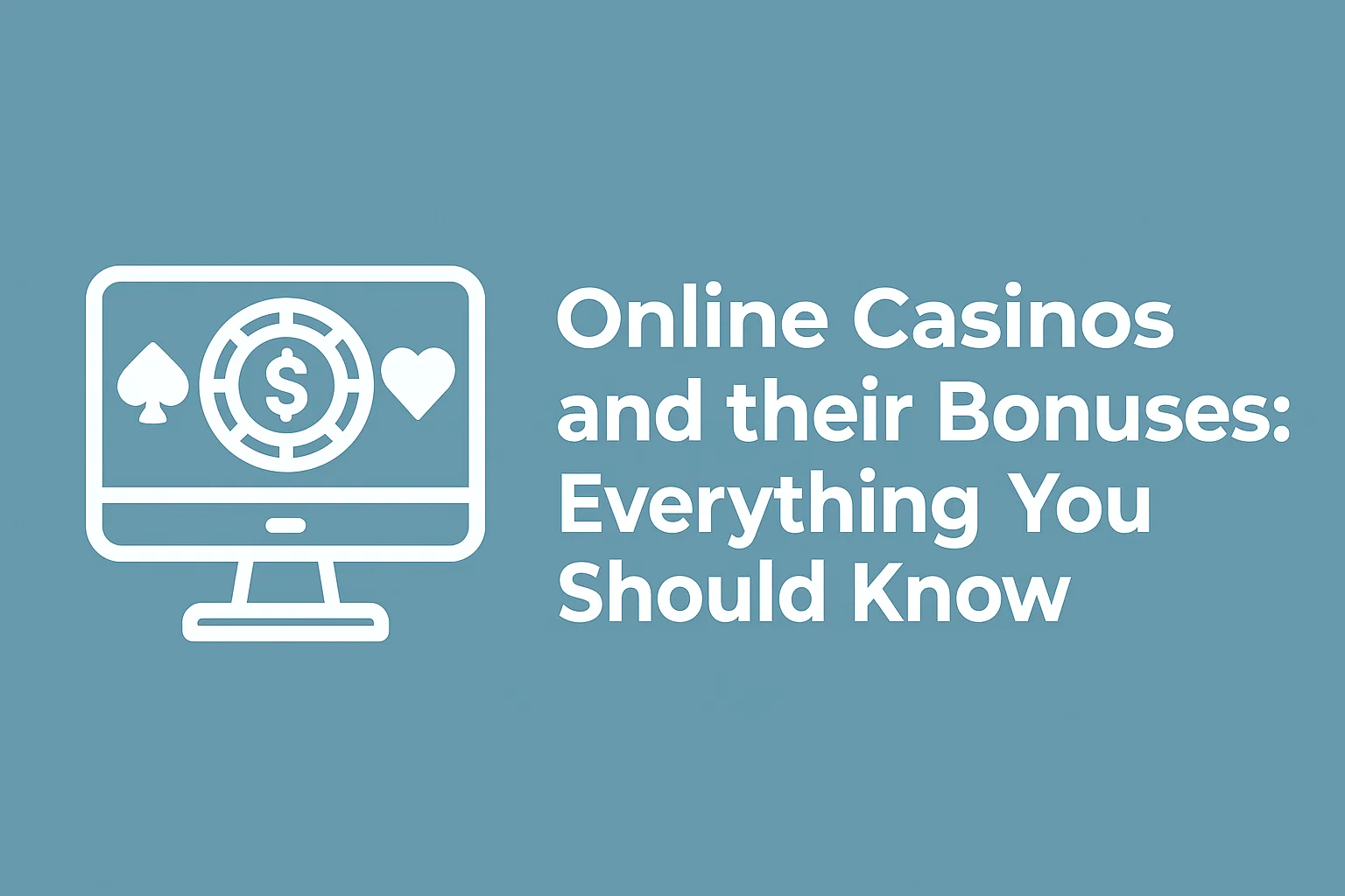 Online Casinos and their Bonuses: Everything You Should Know