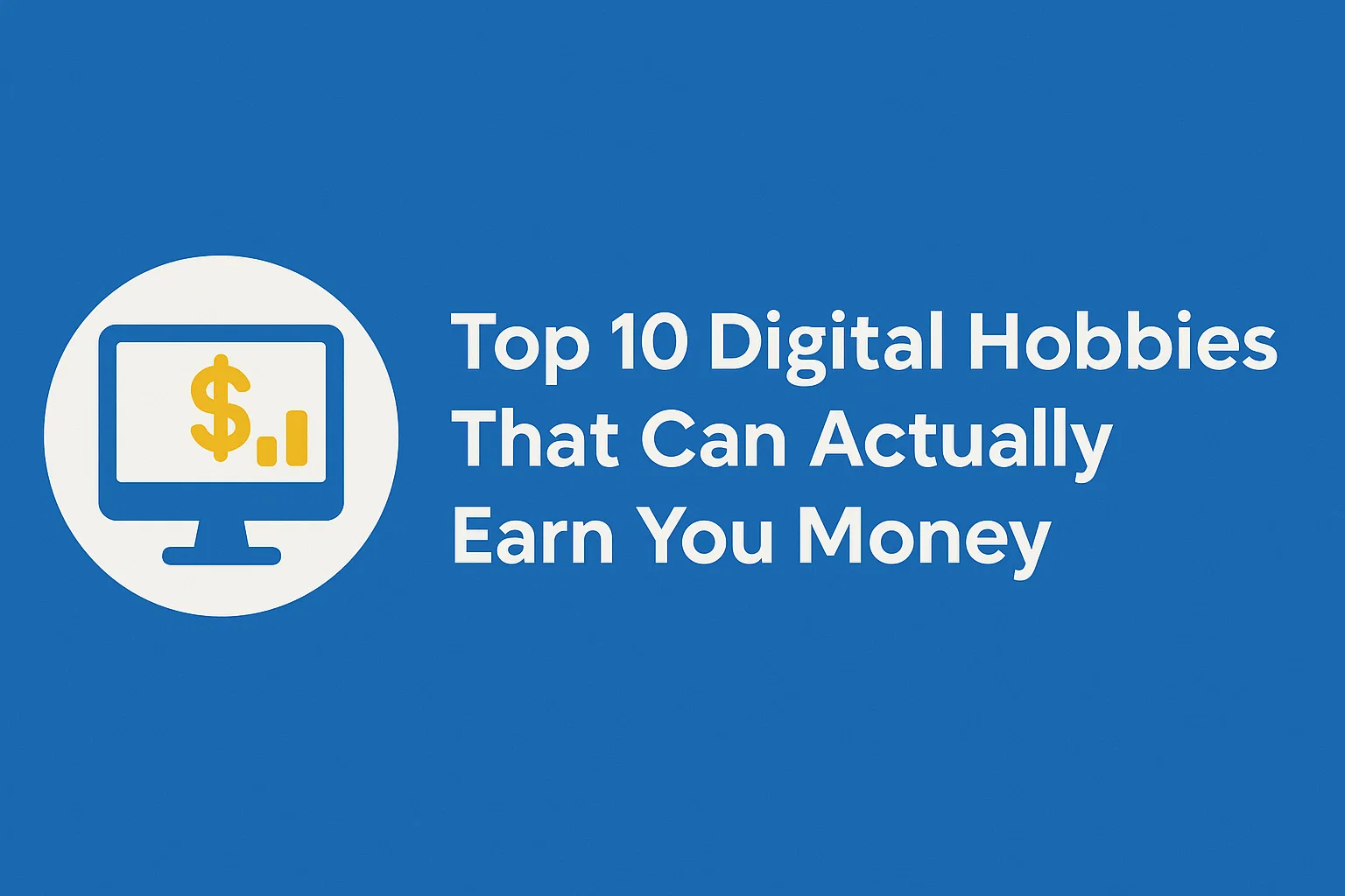 Top 10 Digital Hobbies That Can Actually Earn You Money