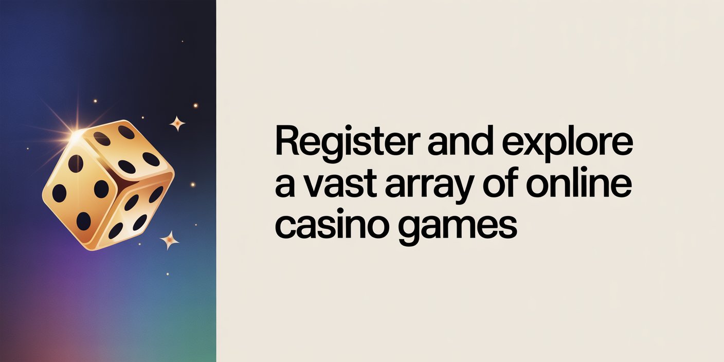 Register and Explore a Vast Array of Online Casino Games